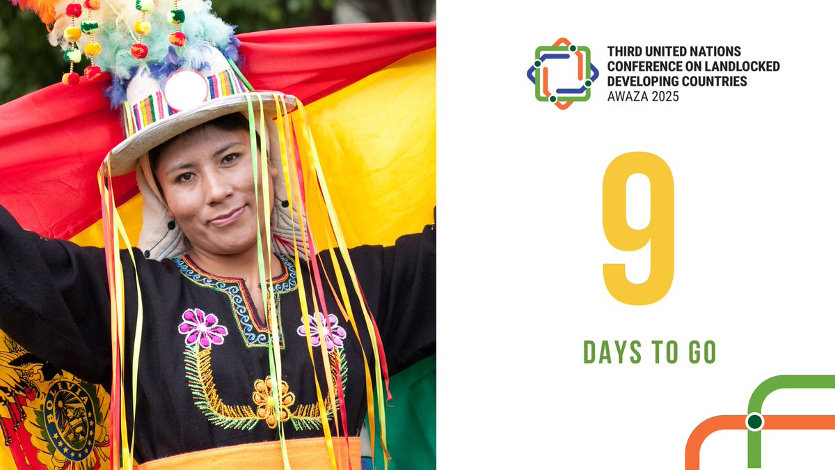 UNOHRLLS's tweet image. 9⃣ Days to go to #LLDC3 in Awaza where we will drive #ProgressThruPartnerships to advance the development aspirations of 600m people living in LLDCs❗️

Stay engaged➡️ un.org/en/landlocked