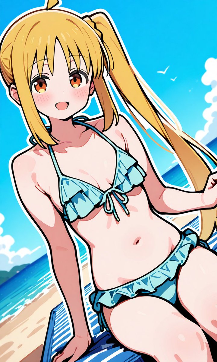 kaibashira4080's tweet image. 虹夏ちゃんと海デートしたい人生だった
