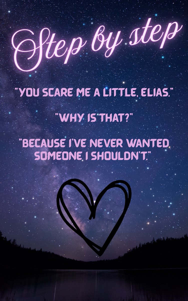 KMWoodauthor's tweet photo. “You scare me a little, Elias.” 😱
“Why is that?” 🤨
“Because I’ve never wanted someone I shouldn’t.” ❤️🩹
❤️🔥21st August❤️🔥
#StepByStepBook #ComingSoon #BooksWorthReading #BookTwitter #GayRomance #RomanceReads https://t.co/eofrf7CyZk