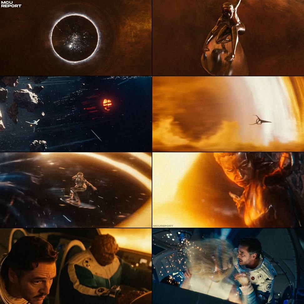 De las escenas más preciosas visualmente del género de superhéroes. Vive en mi cabeza #TheFantasticFour