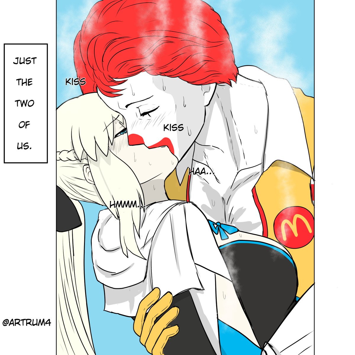 Artrum4's tweet image. Morgan x Ronald