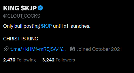 CLOUT_COCKS's tweet image. I said my vows. Ill hold them.
goodbye all tickers.
STUDY
$kjp