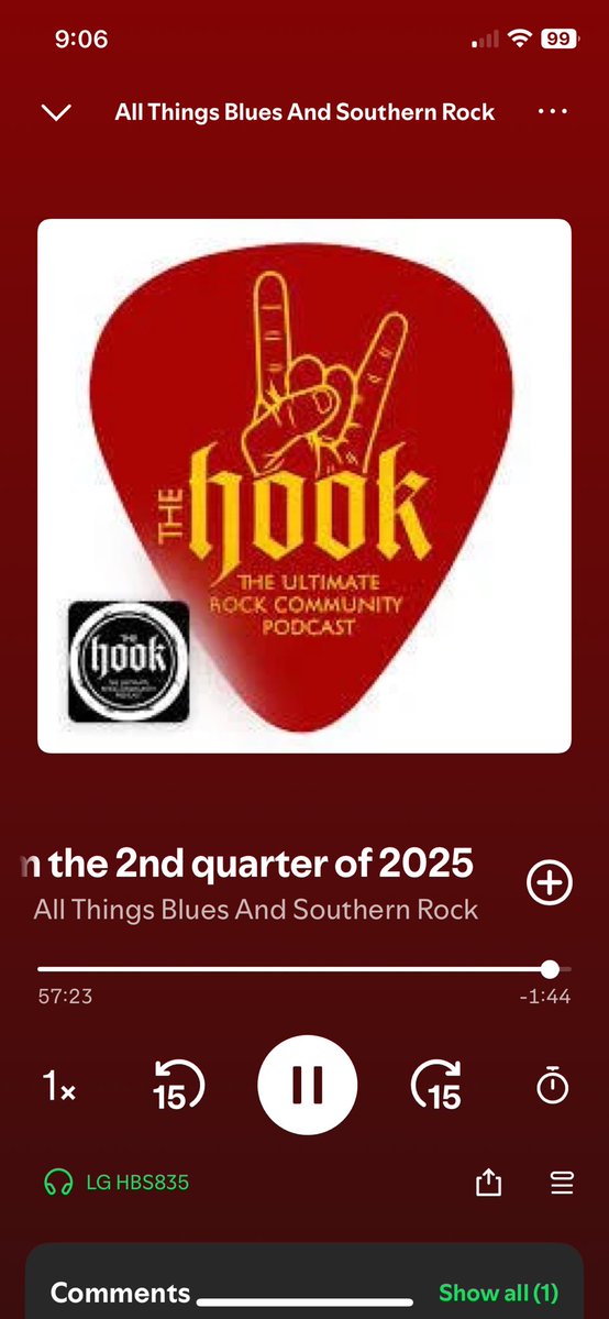 HiStickMick's tweet image. #NowPlaying 
All Things Blues &amp;amp; Southern Rock #PodCast
TOP ALBUMS OF 2ND QUARTER EPISODE!! April-June

Brian &amp;amp; Jason fill in for our dear friend, Jay Scott from @TheHookRocks to keep the top quarterly albums episode going. 
Thx for reading my list 🤘🏼🤘🏼

open.spotify.com/episode/0SB62A…