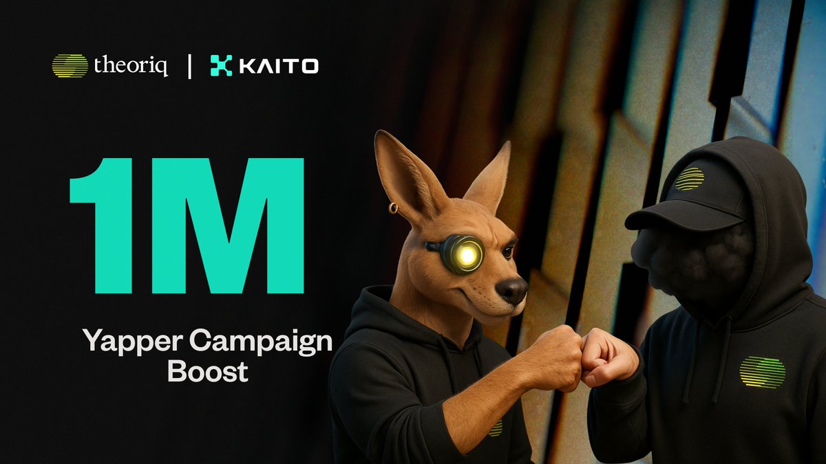 ❔ Saw the someone's InfoFi results and got FOMO?
❓ Worried you might be late?
❔ Craving to join something big and fight for top spots?

You're in luck! 🍀
<a href="/TheoriqAI/">Theoriq</a> launched the 1M Yapper Campaign Boost to reward the most active Yappers!

🗓 July 23 – August 6
✅ Create