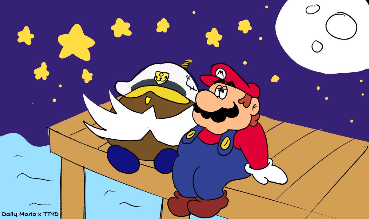 shadowplumber24's tweet image. Daily Mario x TTYD: Day 21
Bobbery! My most "ambitious" entry so far lol