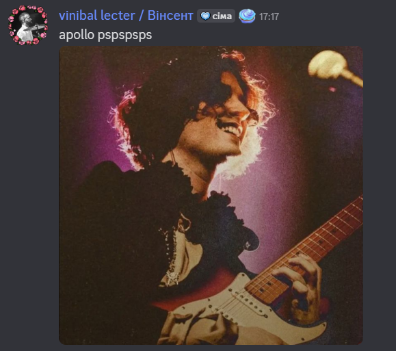 apollojoostice's tweet image. the server knows me so well