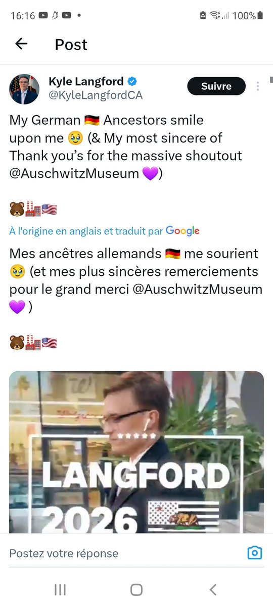 GuimonnetCh's tweet image. A vomir. 
Soutien
pełne wsparcie
 @AuschwitzMuseum