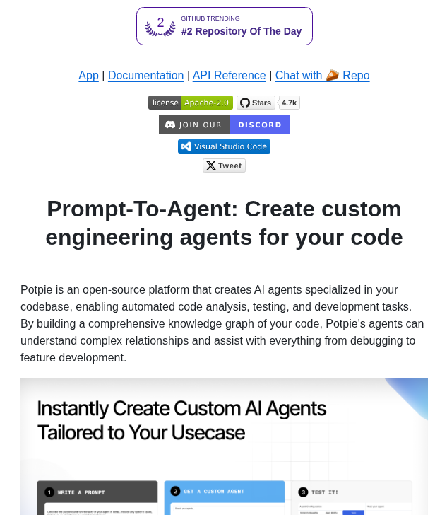 tom_doerr's tweet image. open-source platform for custom AI code agents