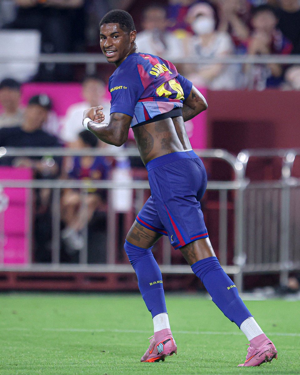 CBSSportsGolazo's tweet image. Marcus Rashford played 34 minutes in his Barcelona debut against Vissel Kobe 🇪🇸