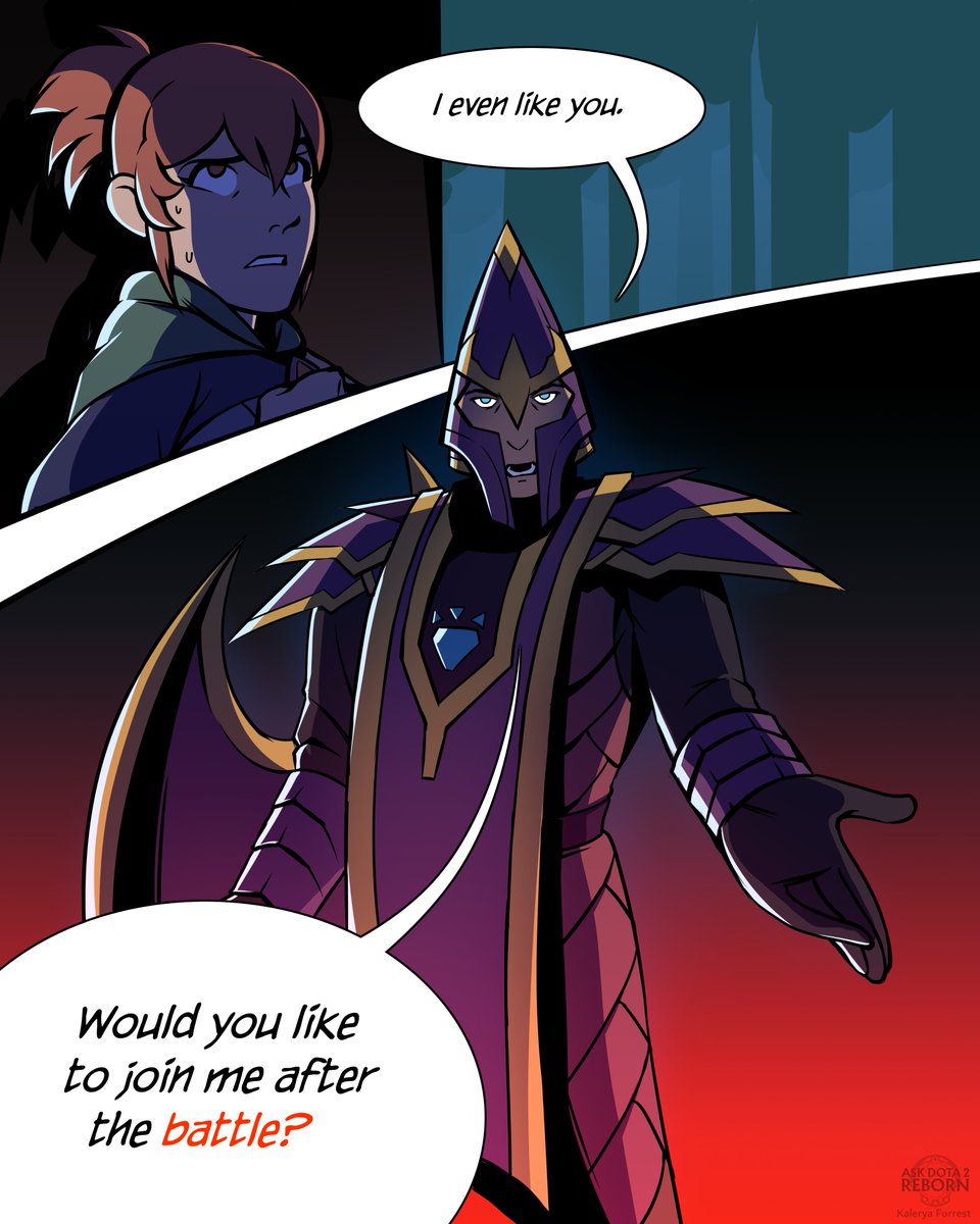 A comic about Marci and Silencer acquaintance! 🤫
Part 2/2  

#Dota2 #Marci #Silencer