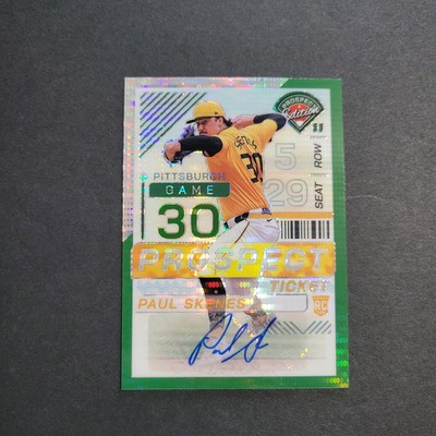 nothingbutcard's tweet image. 2024 Panini Prospect Edition Paul Skenes Green Pulsar Auto 09/25 #ad #thehobby cardpromoter.com/2025/07/26/bas…