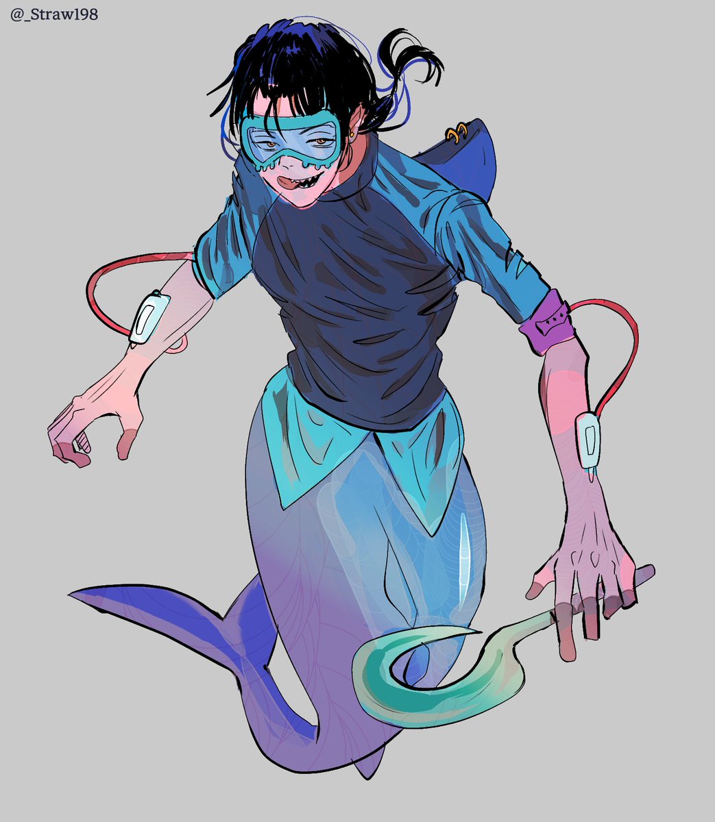 _Straw198's tweet image. 상어 수인 🦈