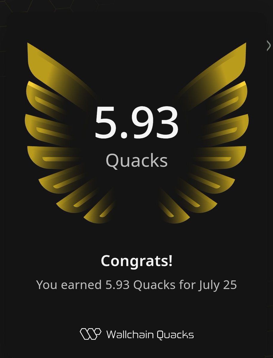 ChocoNChisato's tweet image. Good night CT ✨
I earned 5.93 Quacks in one day.
Reminding you of 1.34% total of $NOME will be distributed to the top 500 quackers this tranche 2.
It's not just about quacking, but one needs to engage in @genome_protocol's platfrom.
Let's keep quacking for the projects we…