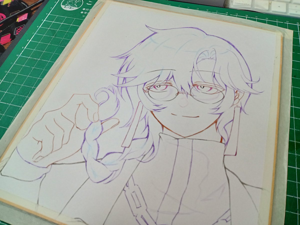 broken_wings000's tweet image. 清書できた