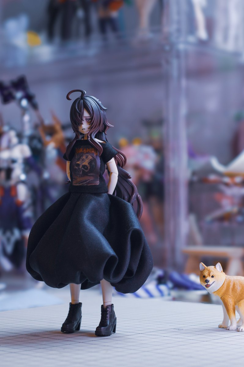 Jankymouse's tweet image. 白玉藻のボディを借りてみたけど
なんだか小さく見える。
それはそれでかわいい