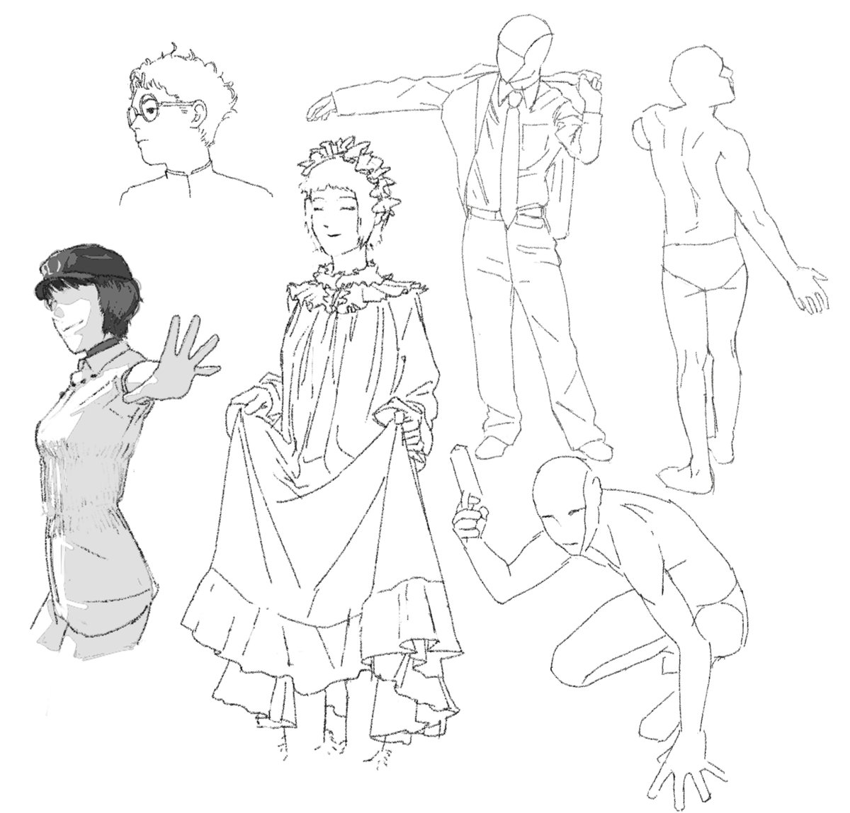 piksel164's tweet image. a little warm up / study before i animate