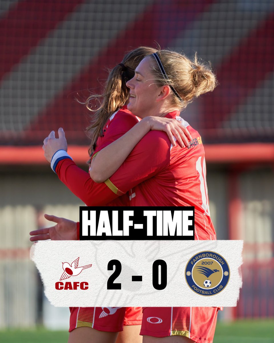 CarshaltonA_FC's tweet image. The Robins go into the break with a two-goal cushion 👊
A very strong half from the ladies, and they could have further extended their advantage 💪
#CarshaltonAthletic | #cafc | #TheRobins