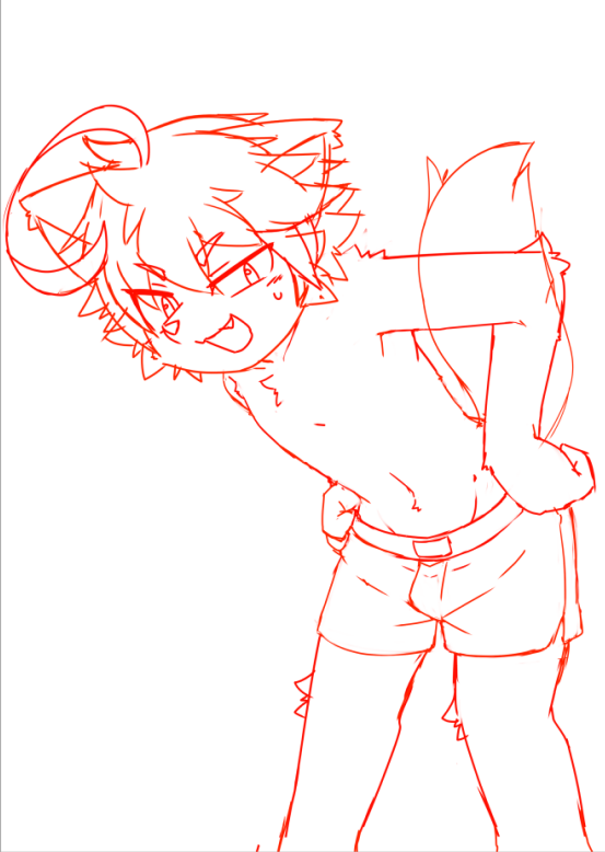 ahirulion's tweet image. 康太ラフ