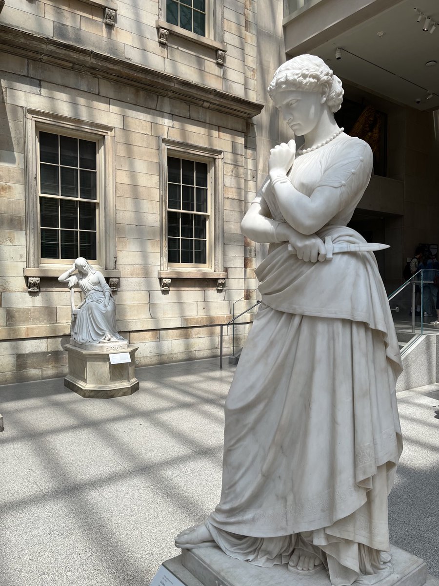 DimitriTilloi's tweet image. Médée par William Wetmore Story au Metropolitan Museum of Art de New York, années 1860.