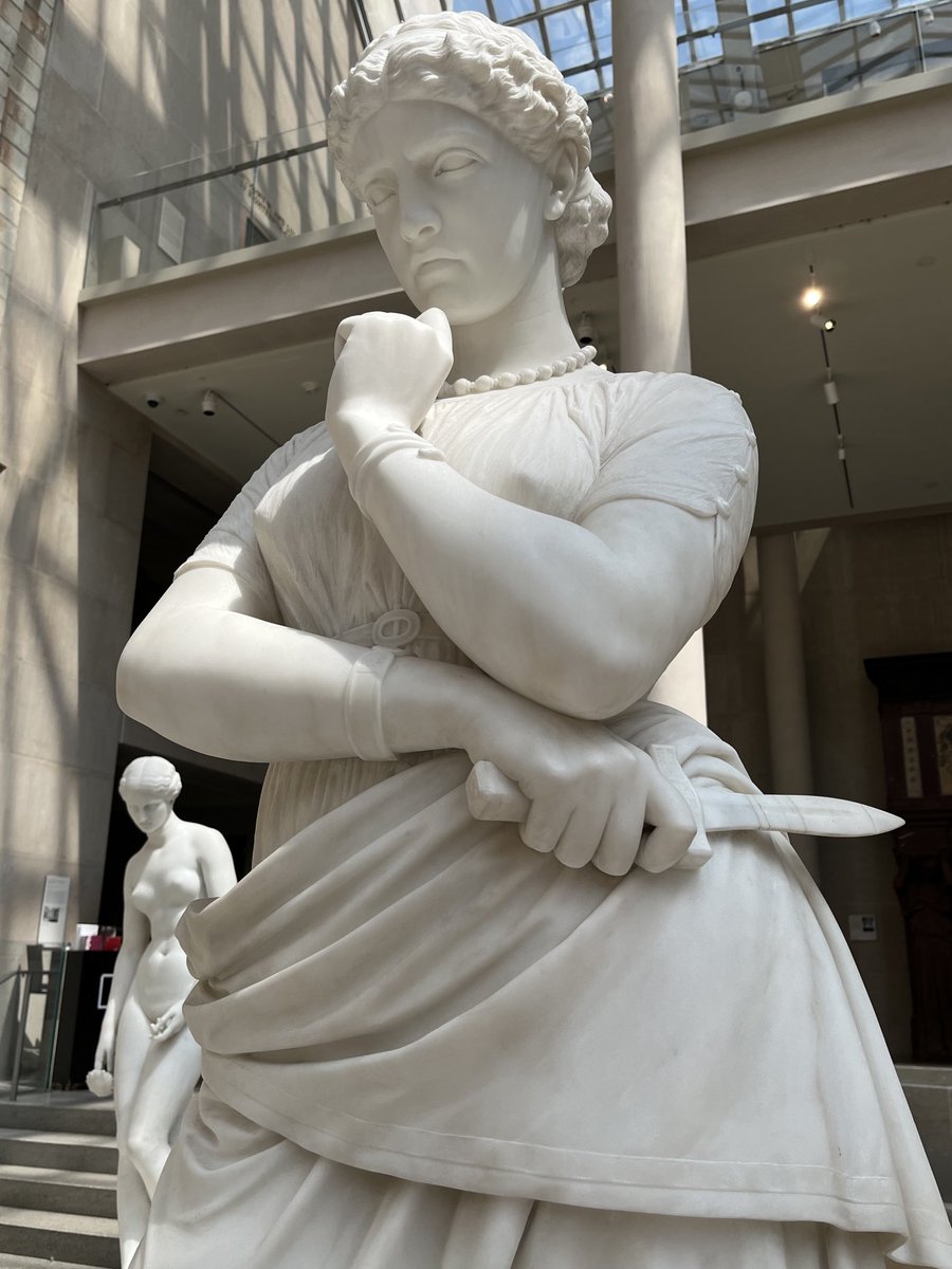 DimitriTilloi's tweet image. Médée par William Wetmore Story au Metropolitan Museum of Art de New York, années 1860.
