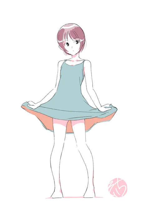 軽い描き方ながら 初めての試みがひとつ入ってます