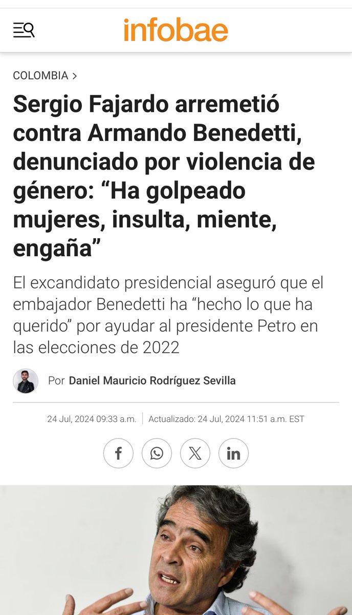 sociphono's tweet image. Algo que me ha gustado de @sergio_fajardo: Sabe quién es quién en la política y ha rechazado apoyos de caciques politiqueros.

Algo que no me ha gustado: No sabe conectar con muchísima gente que ni siquiera conoce sus propuestas.

Es profesor, debería sobrarle la pedagogía.
