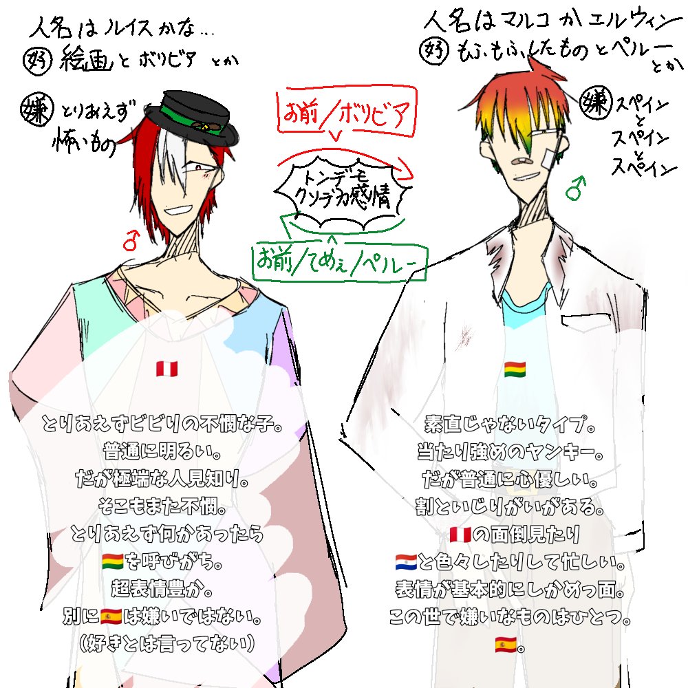 tyadango_2610's tweet image. #夏の国擬クラスタフォロー祭り
便乗しますよ〜!!!!
最近国擬描けてないので下手絵ばっかなんですが😭
#まわり続ける世界 でやらせてもらってます。
区欠州、アジア、南米が多くなるかと、、、
👤♻️❤全反応巡回して
気になる方無言フォローさせていただきます🙇🏻♀️