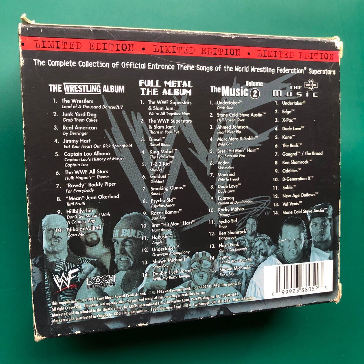 FirstNameJ0hn's tweet image. Did anyone have any of the “WWF: The Music” CDs?