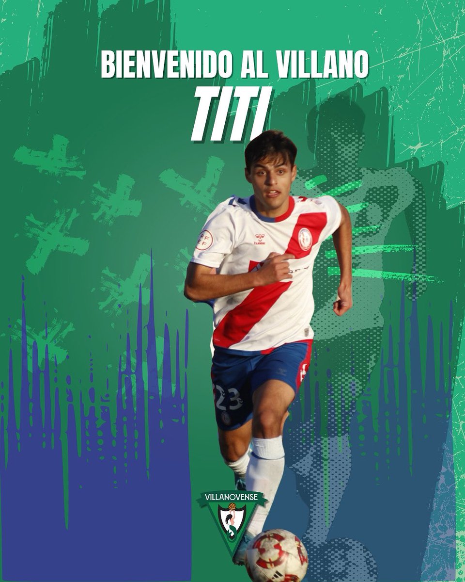 ⚽ TERCERA RFEF

El <a href="/cfvillanovense/">C.F. Villanovense</a> ficha a Diego Díaz "Titi", mediocentro o mediapunta de 19 años natural de Campanario, procedente del Juvenil del Rayo Majadahonda.