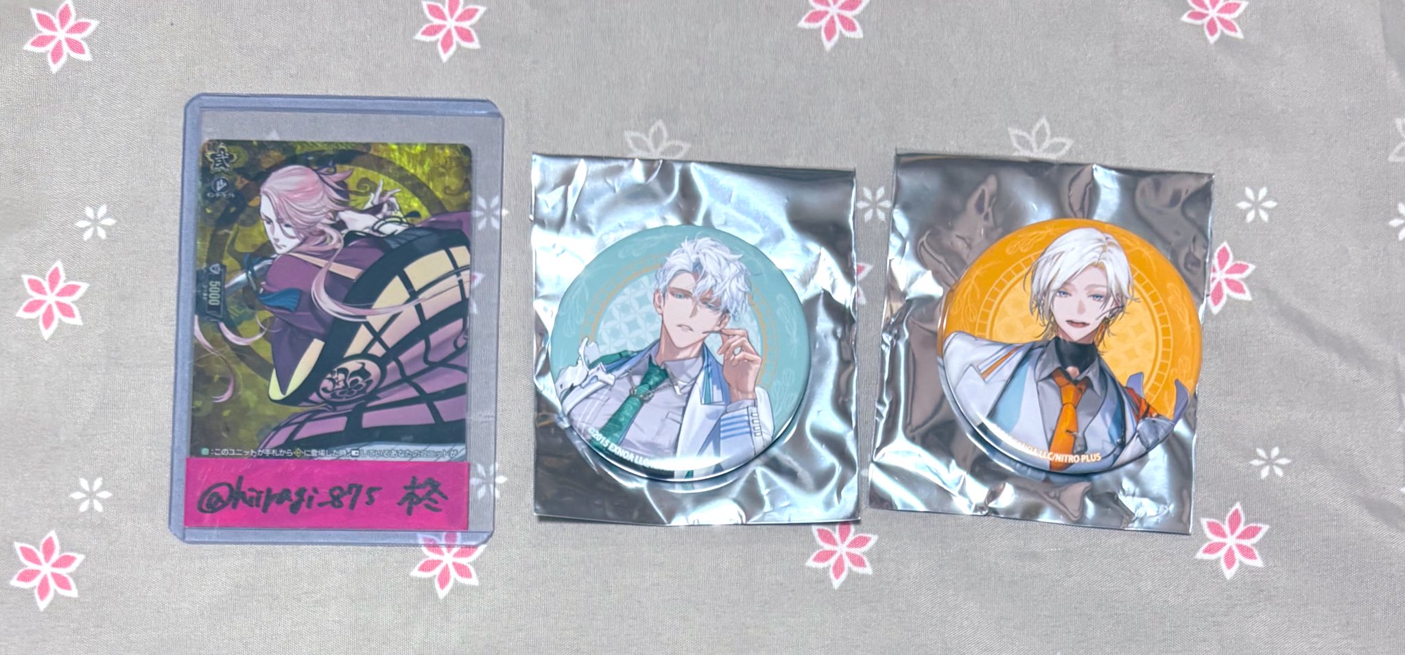刀剣乱舞 アフタヌーンティー 缶バッジ 雲生 柊 on X: 