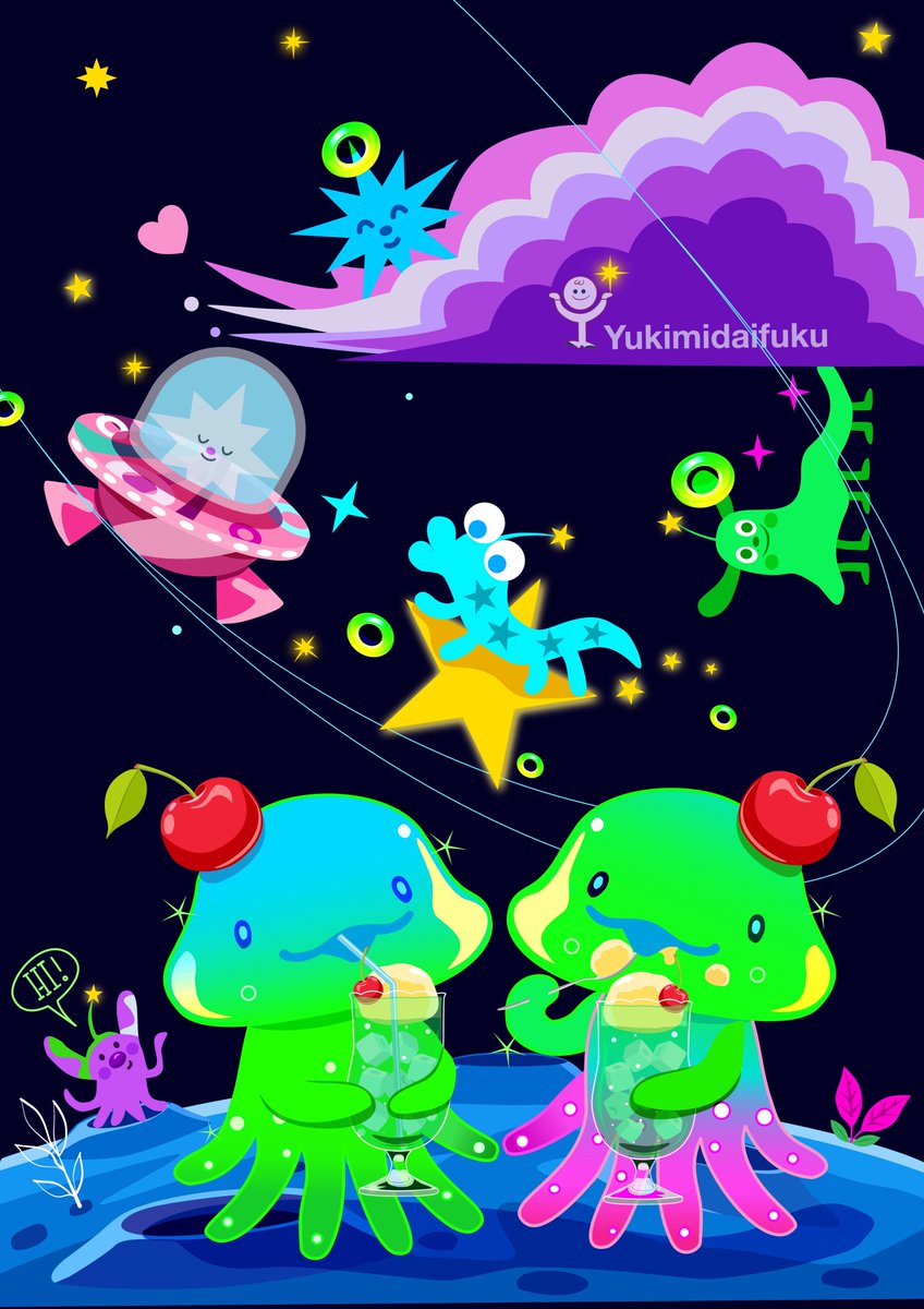 maron9joe's tweet image. 🪼「文化にふれる宇宙人」🪼

初めて設定から提案した、キャラクター
デーです。時々登場させる予定です🙌

#みんなで楽しむTwitter展覧会 #絵描きさんと繋がりたい #AffinityDesigner
#アフィニティーデザイナー