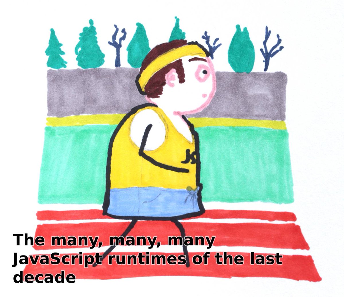 Took me over a year to finish writing this monster of an article. 4,000+ words, 200+ links, and lots of research covering countless JavaScript runtimes and engines.

Please have a read! I guarantee you'll learn something new. Link below.