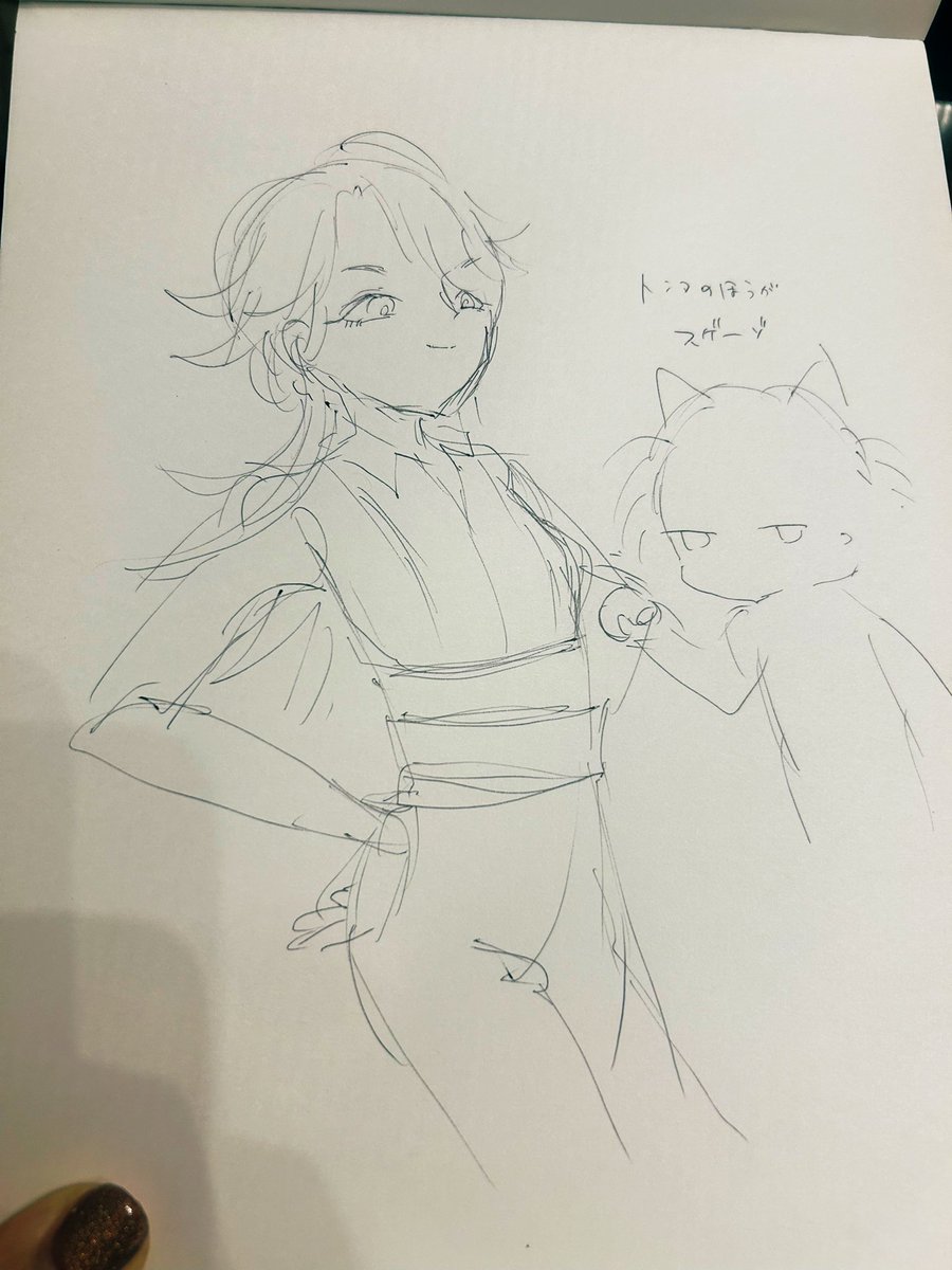 irigoa's tweet image. 下書きはアナログなので、この落書き帳が旦那ピにバレたらしぬ