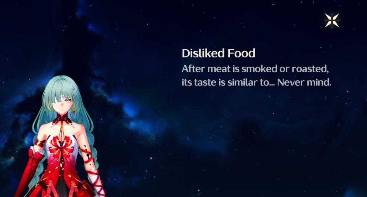 wuwamfs's tweet image. Wuwa! CW // spoiler 2.5
Seperti apa itu? Seperti daging panggang kena mete--๐ซข
