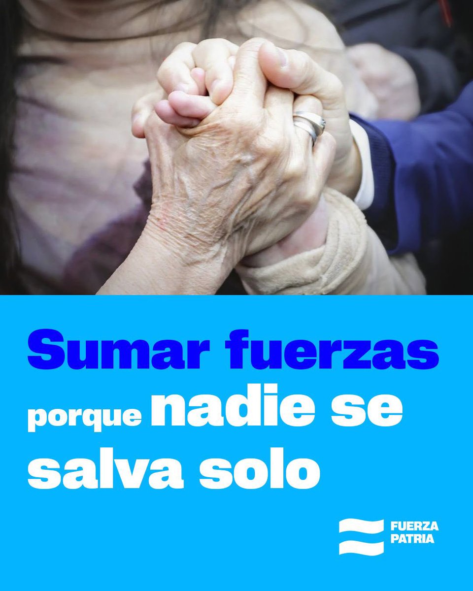 Cristina Alvarez Rodríguez (@crisalvarezrod) on Twitter photo Sumar fuerzas para defender el futuro del pueblo bonaerense 🇦🇷
Para frenar a Milei, el 7 de septiembre hay una sola boleta y es la de <a href="/fuerzapatriaok/">Fuerza Patria 🇦🇷</a>.
#FuerzaPatria Sumar fuerzas para defender el futuro del pueblo bonaerense 🇦🇷
Para frenar a Milei, el 7 de septiembre hay una sola boleta y es la de <a href="/fuerzapatriaok/">Fuerza Patria 🇦🇷</a>.
#FuerzaPatria