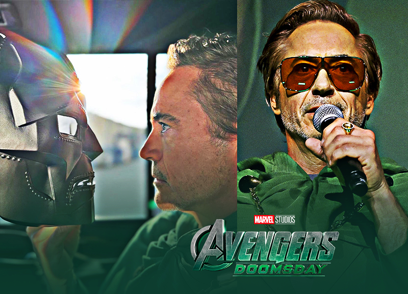 MarvelSpoiler's tweet image. Hace 1 año MARVEL STUDIOS presentaba #AvengersDoomsday con el regreso de Robert Downey Jr. como Dr Doom.