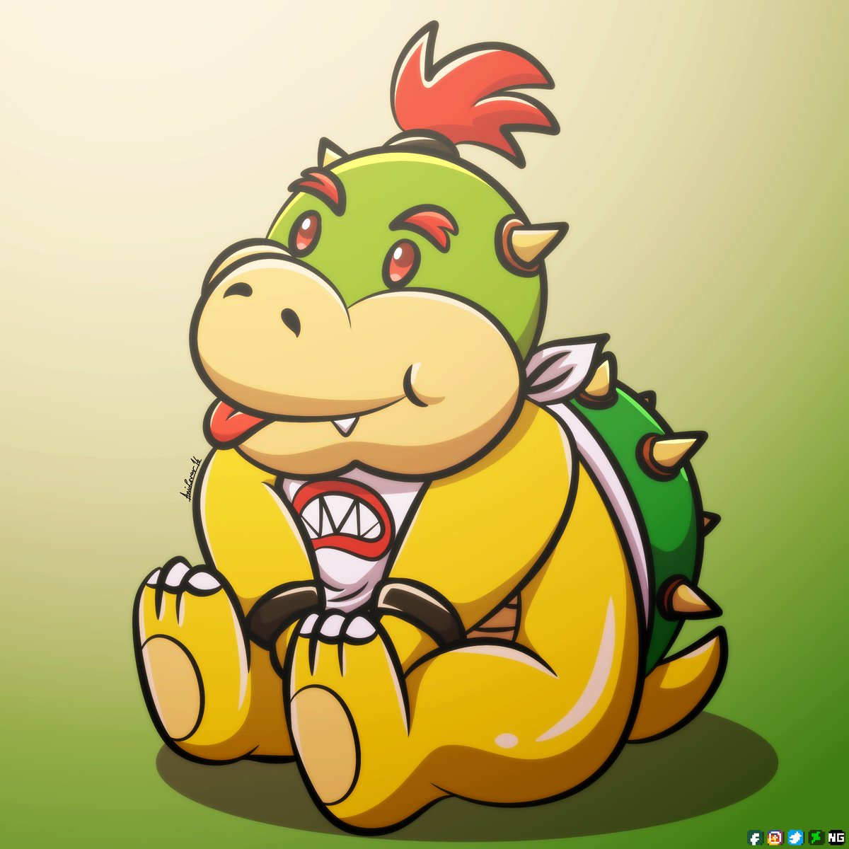 AniLover16's tweet image. Bowser Jr. Fanart
Hope you&apos;ll like it!! :)
#Drawing #Fanart #Portrait #Furry #BowserJr #LayerPaintHD