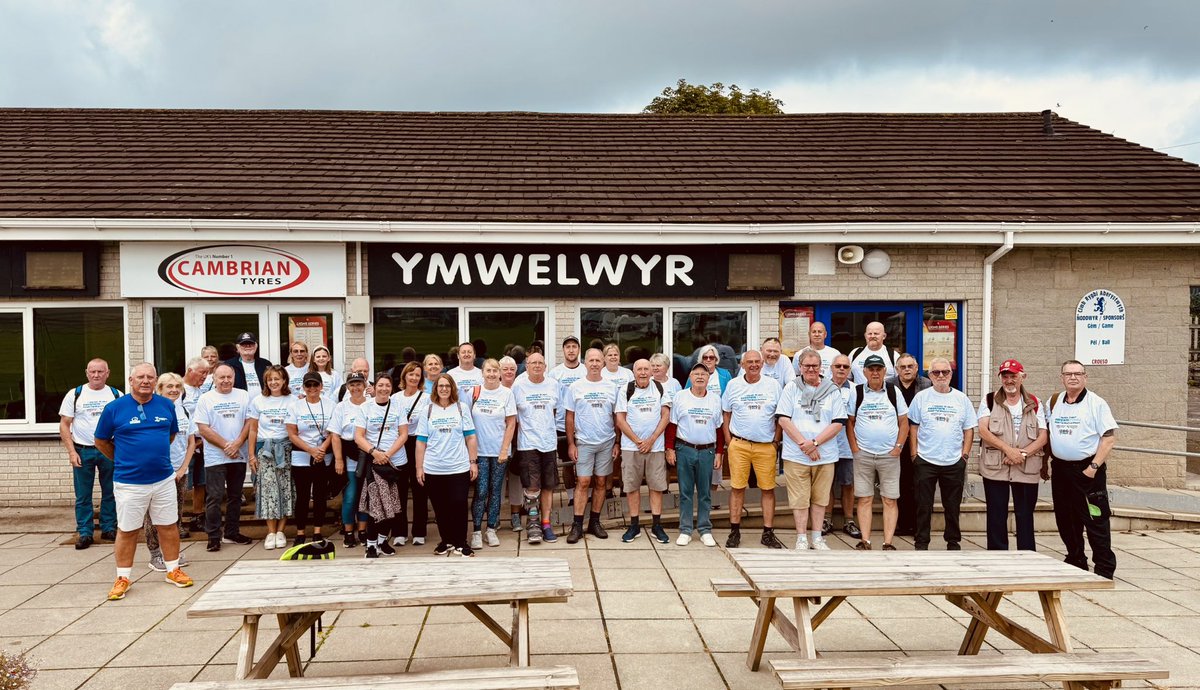 CereProstateCym's tweet photo. Superb turn out for today’s @ProstateCymru Big Walk in Aberystwyth. 

Special thanks to @AberRFC for hosting us. To Ruth for providing food. To all that came along, you were all great company. https://t.co/RzkxATOYeT