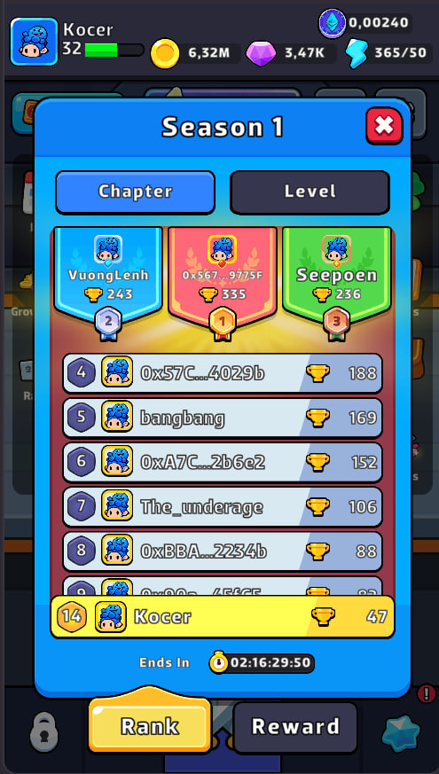 kocer_eth's tweet image. Two days ago I was Top 2 in Legend of Uptopia…

Now? I’ve dropped to 14th the competition is wild ⚔️

Players are loving the new game from @Uptopia_xyz , and honestly? Same. It’s fast, fun, and way more intense than I expected.

Haven’t joined yet? Don’t miss your shot.
It’s…