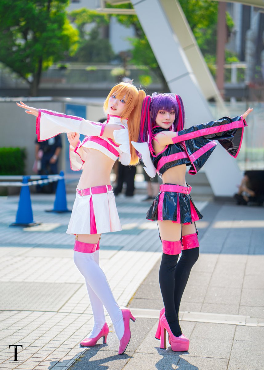 Arieshoshi's tweet photo. See you soon at World Cosplay Summit 2025 
ありがとうございました。
Liliel: @hakuoukichu 
Miriella: @cyanbe_d 
#コスサミ参加表明 https://t.co/fZXRRtMefI