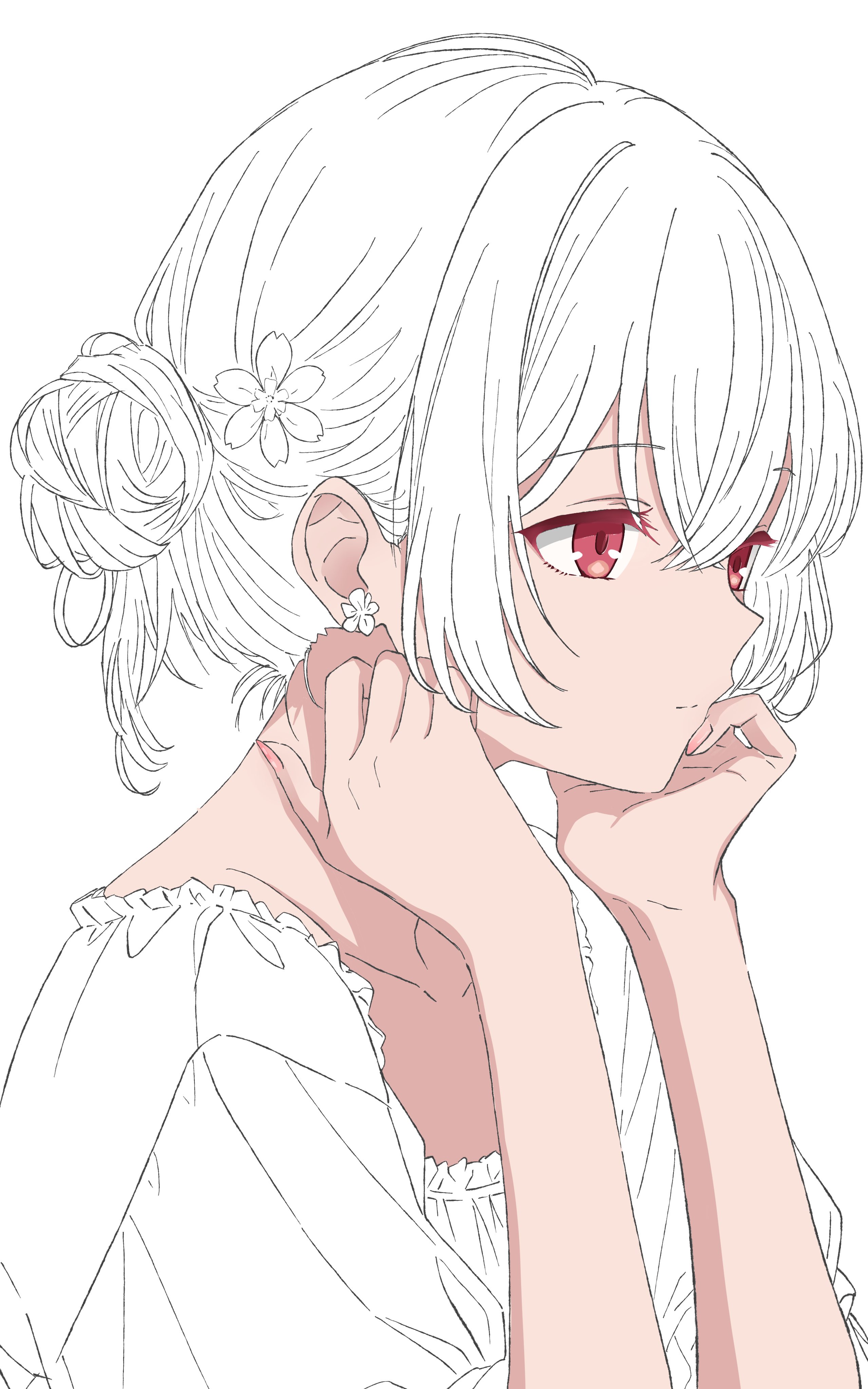 イラスト原画 高貴な香り 「素描」 香月乃 (@59x_eagle) on X