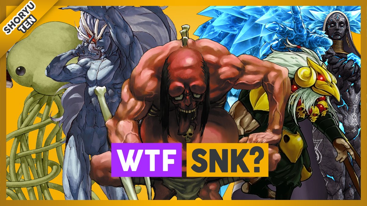 Top 10 Most BIZARRE SNK Characters You Won’t Believe Exist
youtu.be/68UutFDe3sQ
