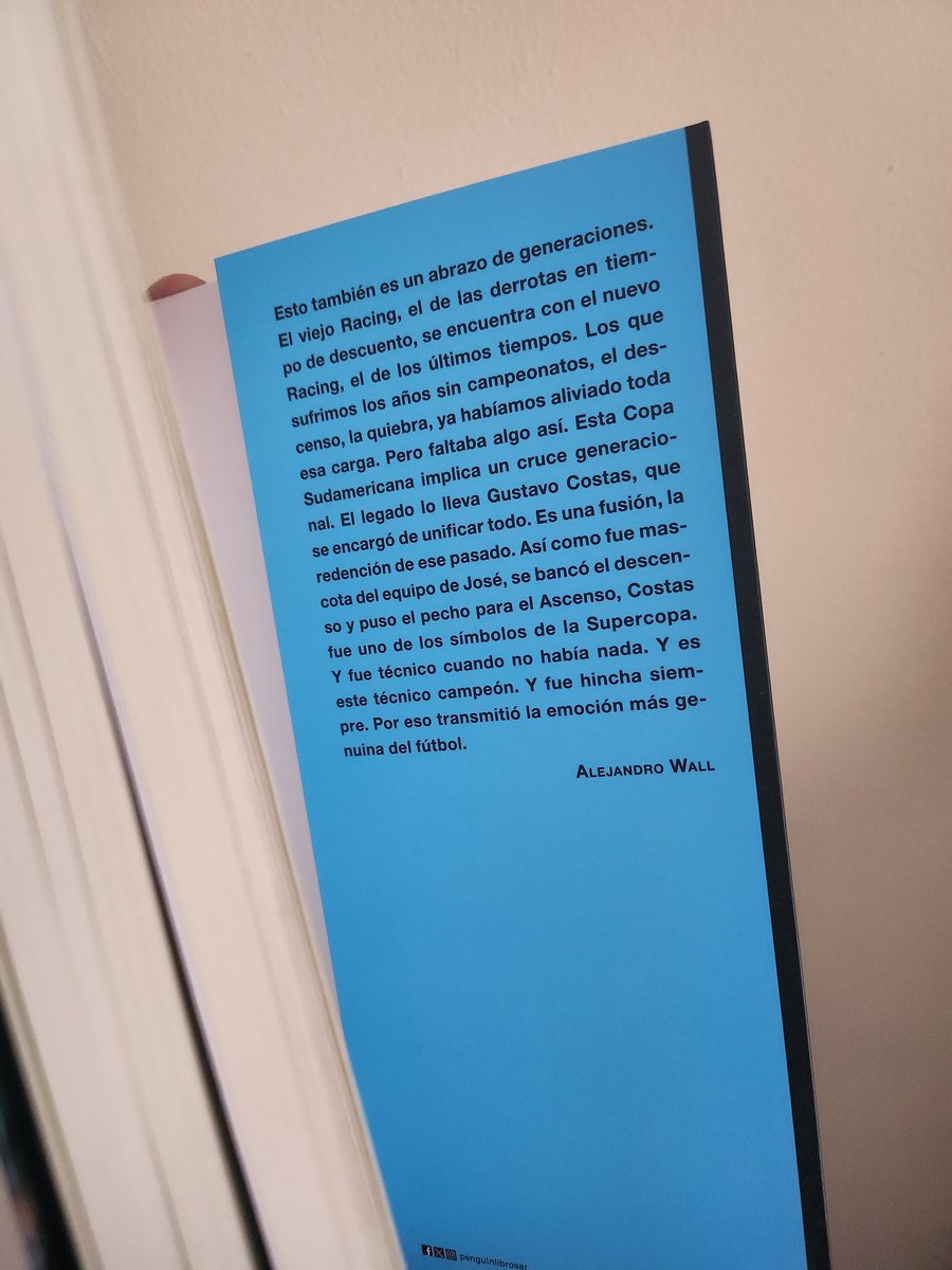 Librosfanaticos's tweet image. Ya está disponible en nuestra tienda la nueva edición de ¡Academia carajo! 😃
Una lectura indispensable para todos los hinchas de Racing.
👉🏻 Incluye un texto nuevo sobre la Copa Sudamericana 2024.
Disponible en: libreriafanaticos.com/producto/acade…