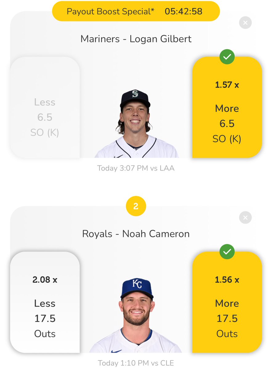 ZRob4444's tweet image. Parlayplay 2.45x slip⚾️🔥
$100 deposit match⬇️
parlayplay.io/account/signup…
Code-Zrob4444
