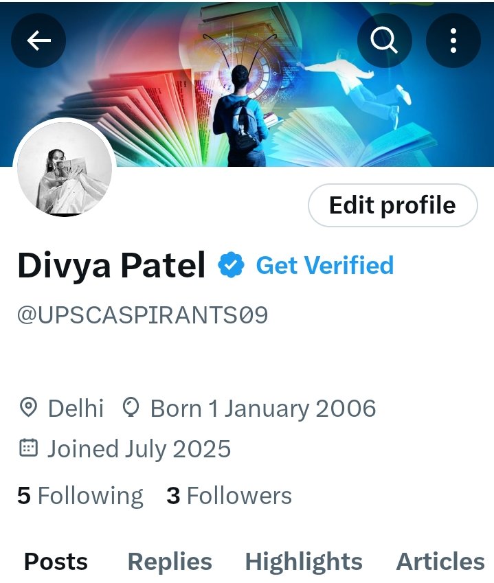 UPSCASPIRANTS09's tweet image. X पर नई हूं कोई सलाह मशवरा देना चाहेगा!!
सभी लोग जुड़े, सबको फॉलो बैक मिलेगा।।
