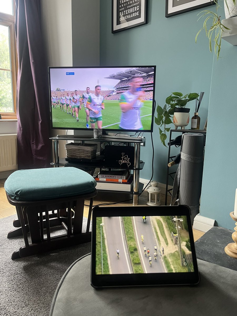 CarolineBrew_'s tweet photo. What a day for sport - Donegal in the all Ireland final and last day of the TDF #UpDonegal https://t.co/MLC3yltszI
