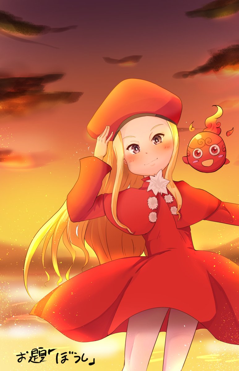 お題「帽子」
ベルフラウとオニビでした。遅くなりすみません！
#ＳＮ版60分お絵描き一本勝負
<a href="/SN60min/">サモンナイト深夜のお絵描き60分一本勝負</a>
