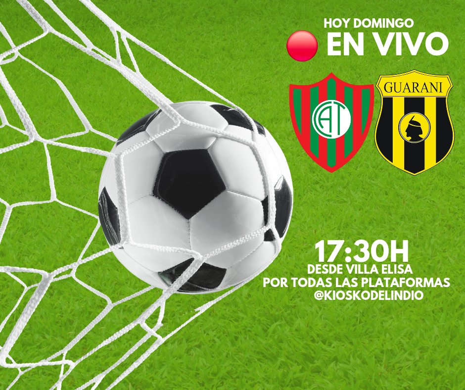 kioskodelindio's tweet image. 🏆 ¡Tarde noche de Copa de Primera con la mejor página deportiva del país, #ElKioskodelIndio! 🔥🥇✅️
⚽️ Desde las 17:30, sumate a la #LaPrevia y luego
🔉 #Tembetary 🆚 #Guarani en VIVO a las 18:00 por X y YouTube.
🎙️ Transmisión, estadísticas y comentarios en tiempo real…