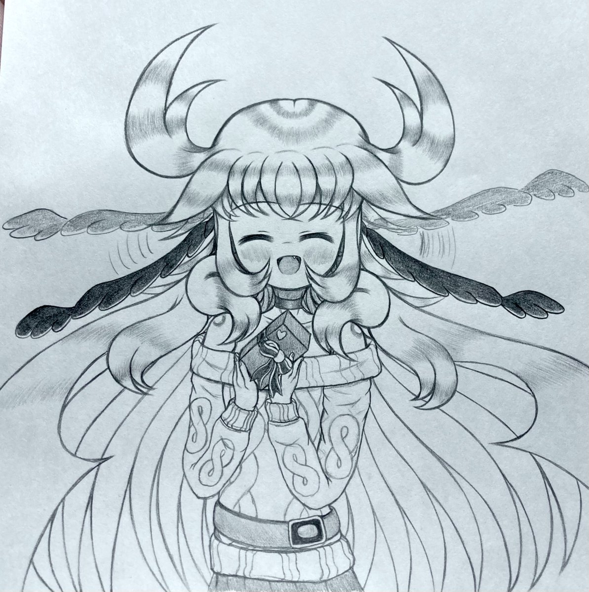 sinsei25501's tweet image. #女の子のイラストだけで興味を持ってくれる方へ届け
俺のメンガタちゃんを見てくれ…
