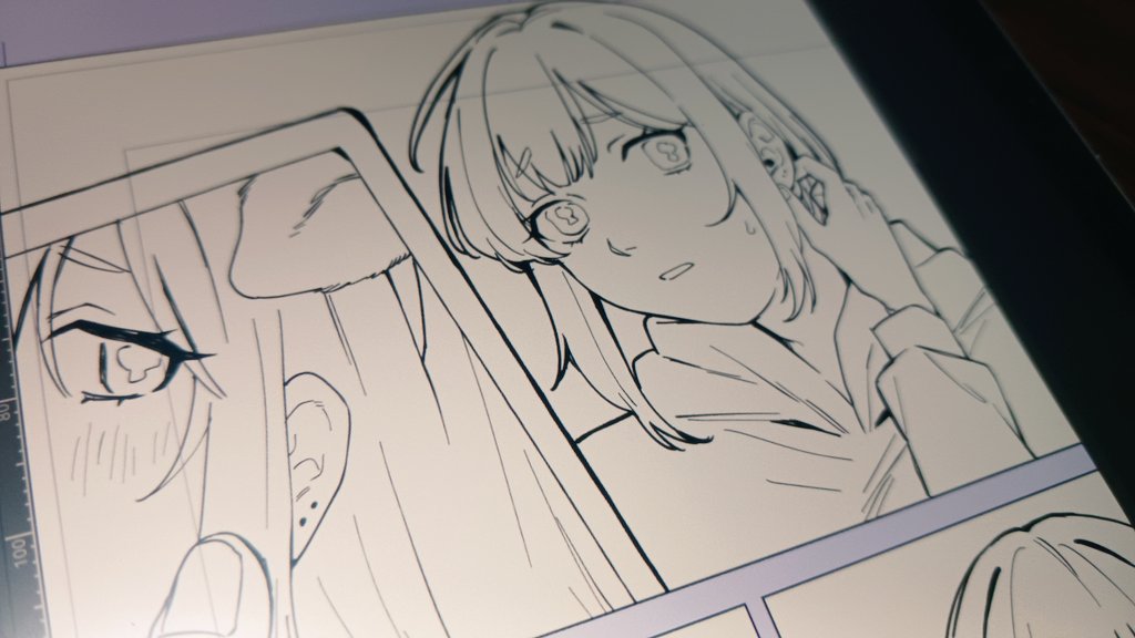 StarChabo's tweet image. きょうは、5ページすすめられました
がんばりました #創作百合
